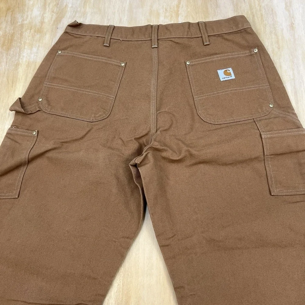 Carhartt (Actual Size 36x30) Baggy Fit Vintage Y2K USA Pants Double Front Canvas